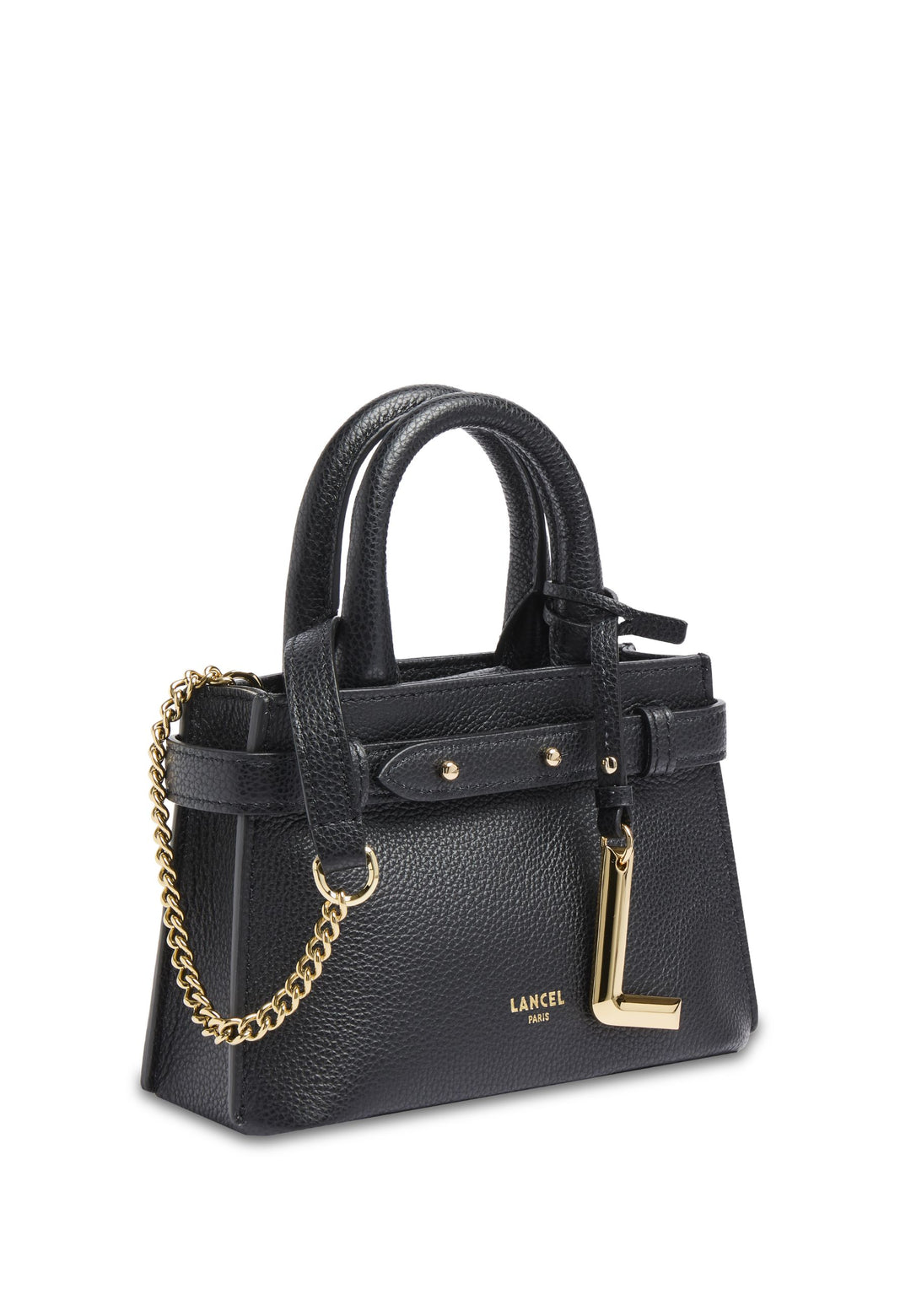 Lancel Faubourg Mini Nákupní taška Kůže Černá