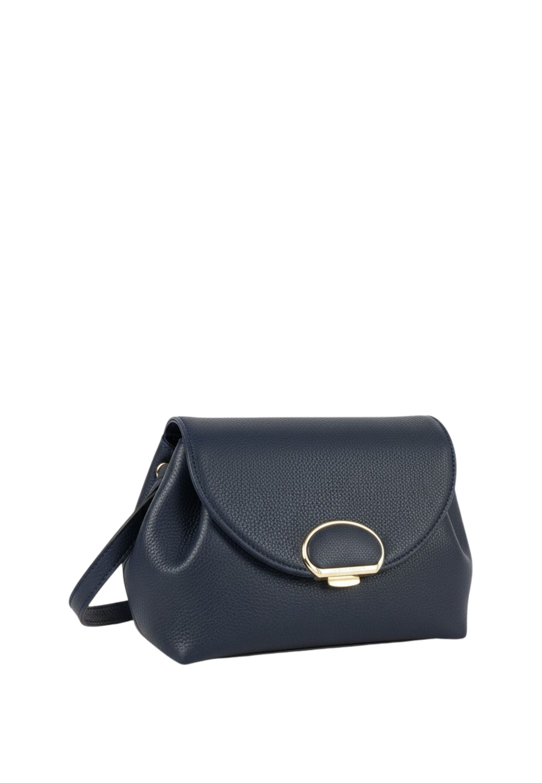 Lancaster Sac trotteur A rabat avec fermoir S Milano Pia 547-130 Bleu Foncé