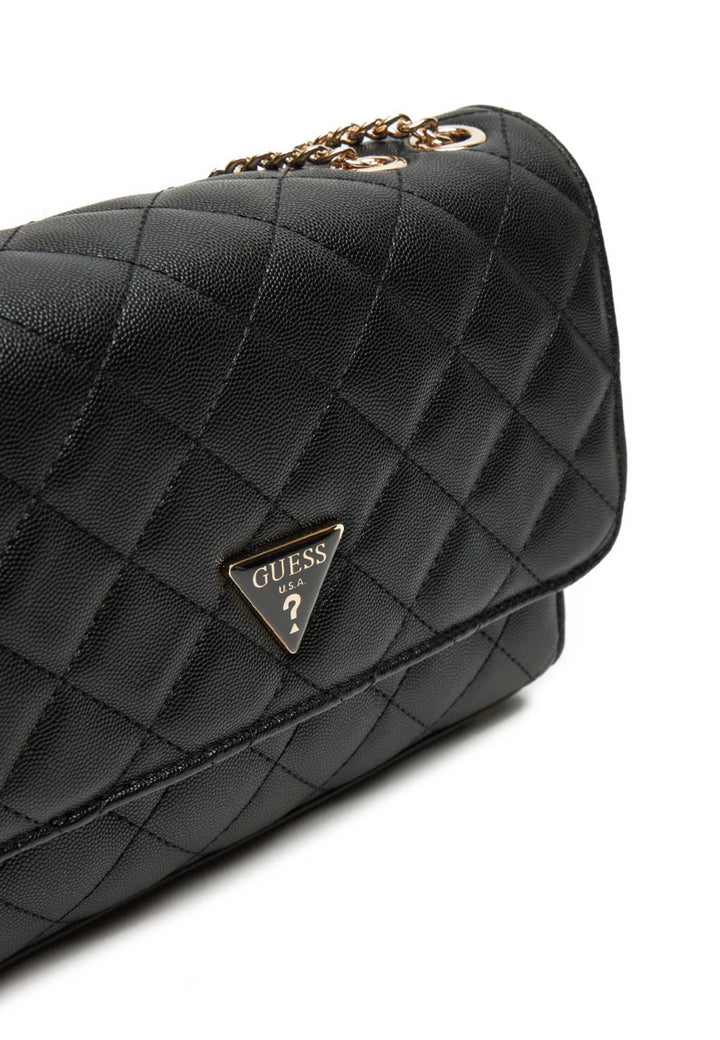 Guess Eco Carly Girlfriend Black Shoulder Bag EQG950921