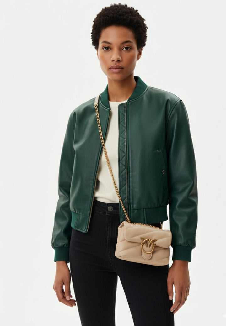 Pinko Borsa a Tracolla Love Puff Baby Cl Pecora Nappa Beige A0F2C50Q