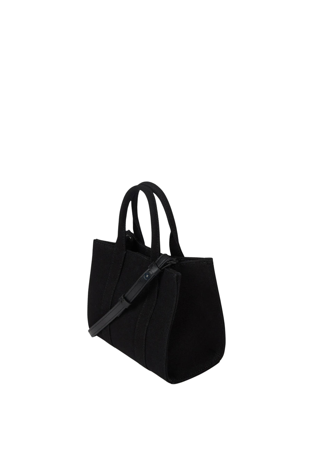 Karl Lagerfeld Cabas Carré Perles Mini Coton Noir