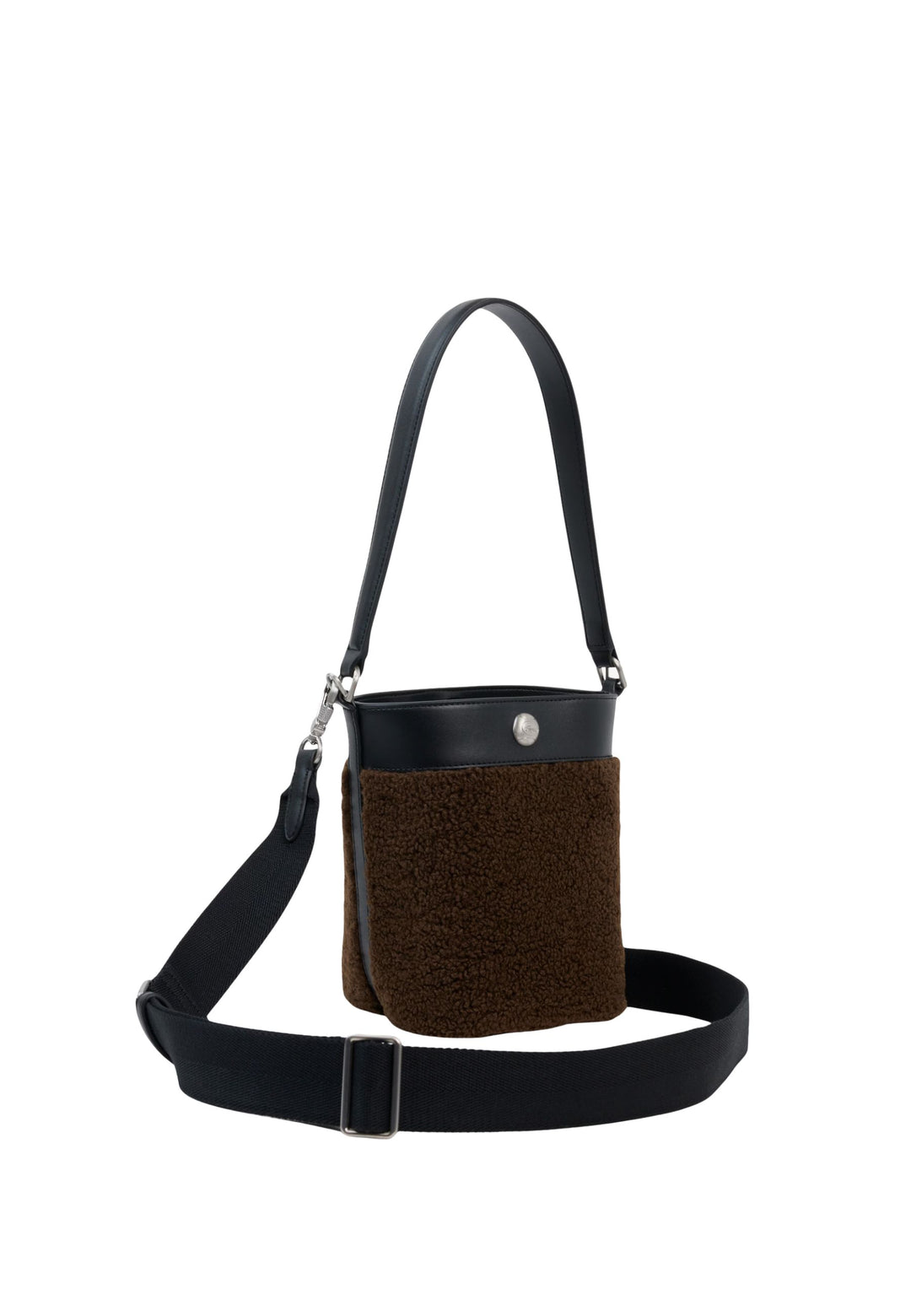 Lacoste Petit sac seau Femme Tennis Bliss Marron Noir