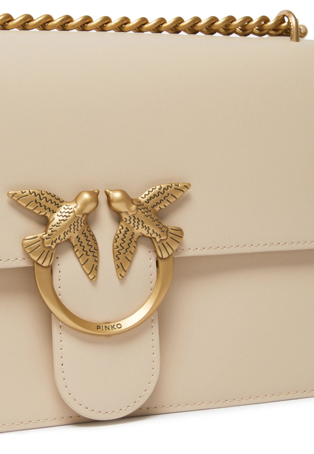 Pinko Carteiras Love One Classic Dc Vitello Se Bege A0F1C50Q