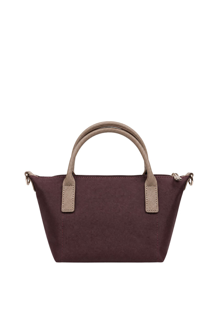 Lancaster Sacs à main Smart KBA Cuir Bordeaux - Taupe