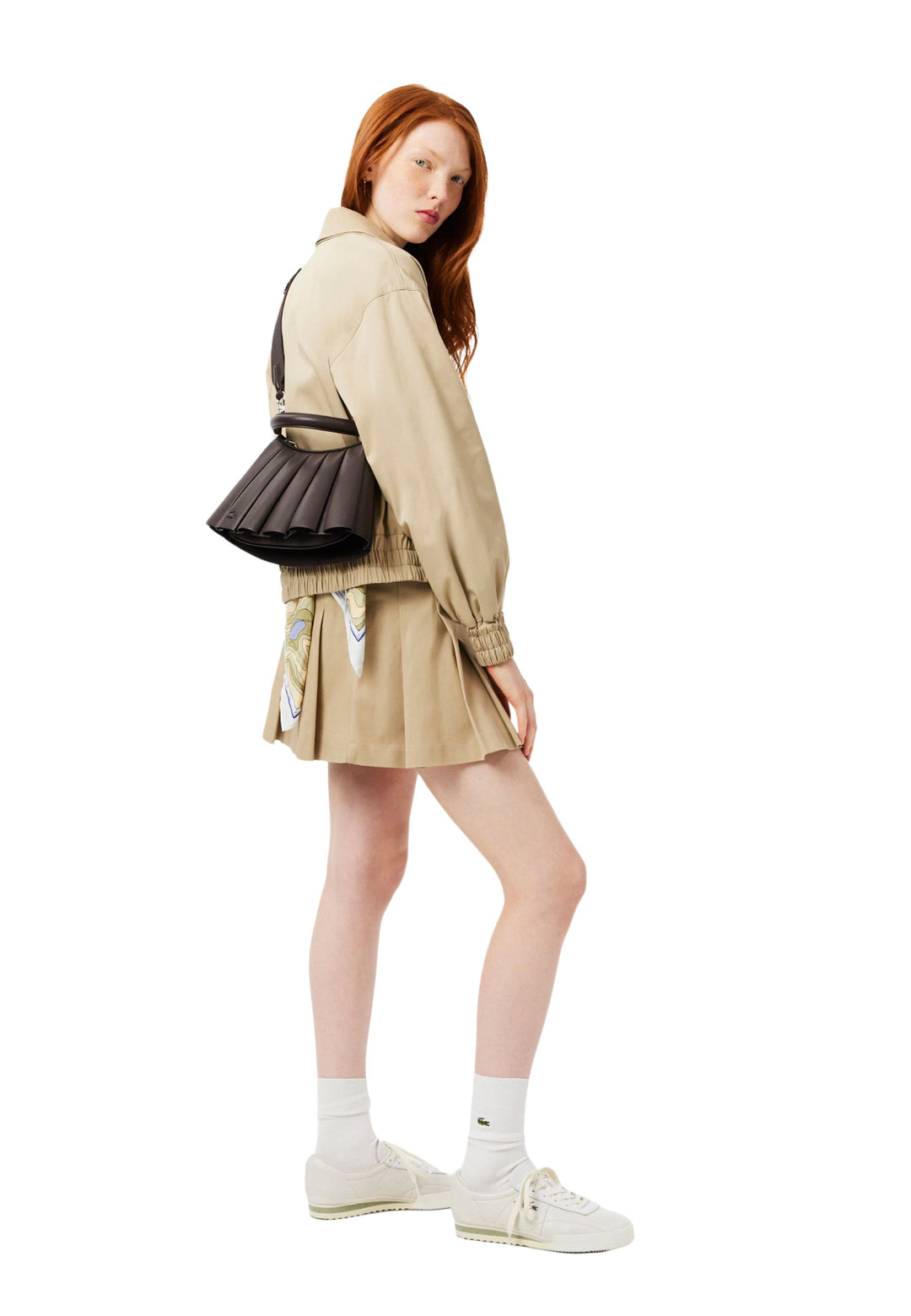 Lacoste Torba na ramię Lenglen NU5011DP Brązowa