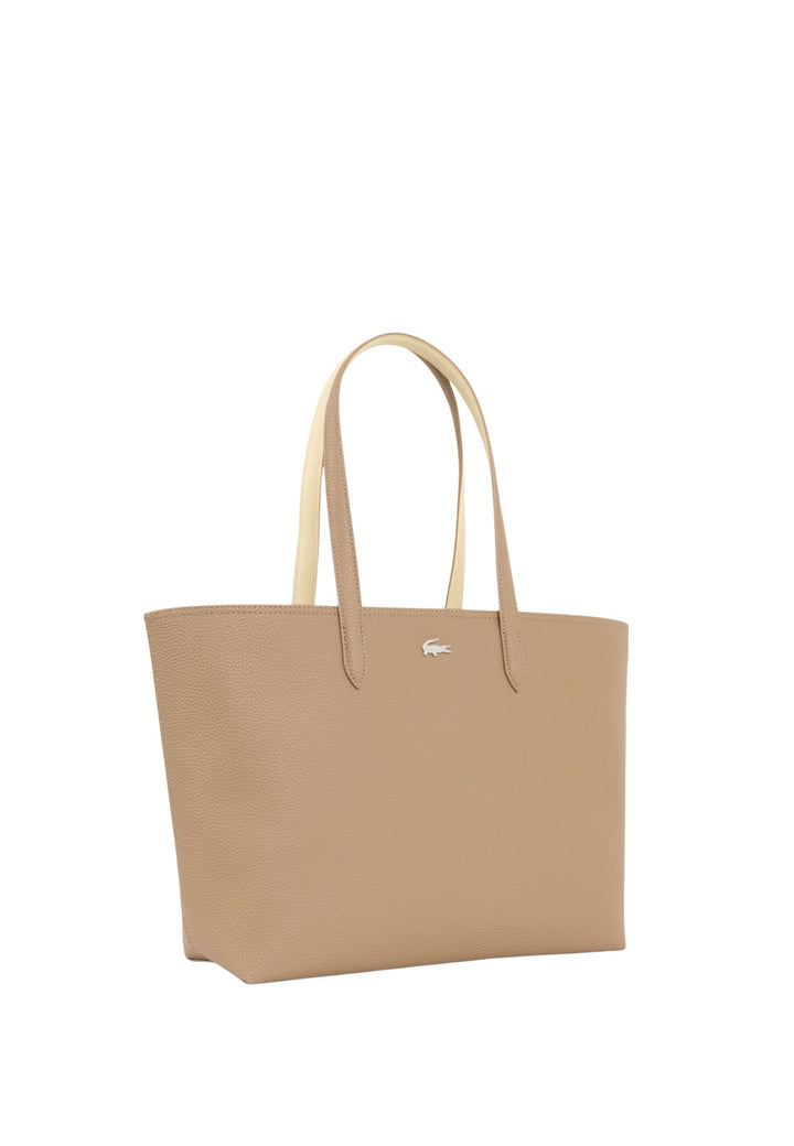 Lacoste Sac cabas zippé Anna Cookie Poussin