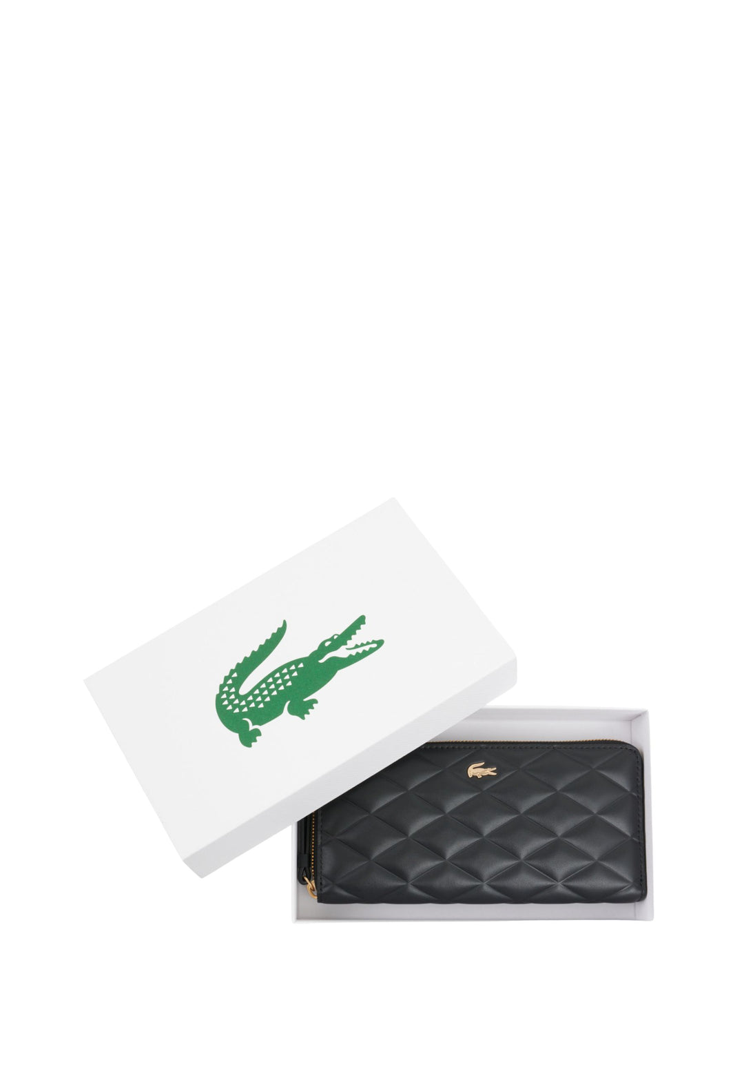 Lacoste Compagnon/Portefeuille Crocodelle Cuir NF5122EE Noir