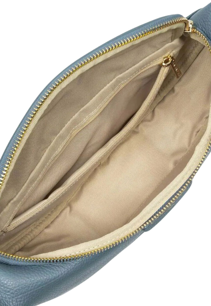 Lancaster Fanny Pack Zipped Dune 529-85 Blue Frosted