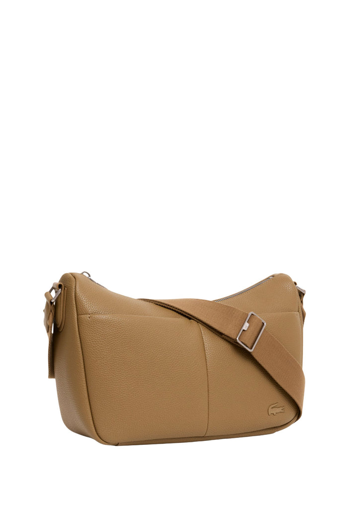 Lacoste Sac à Bandoulière Magnus Marron Cookie Cuir