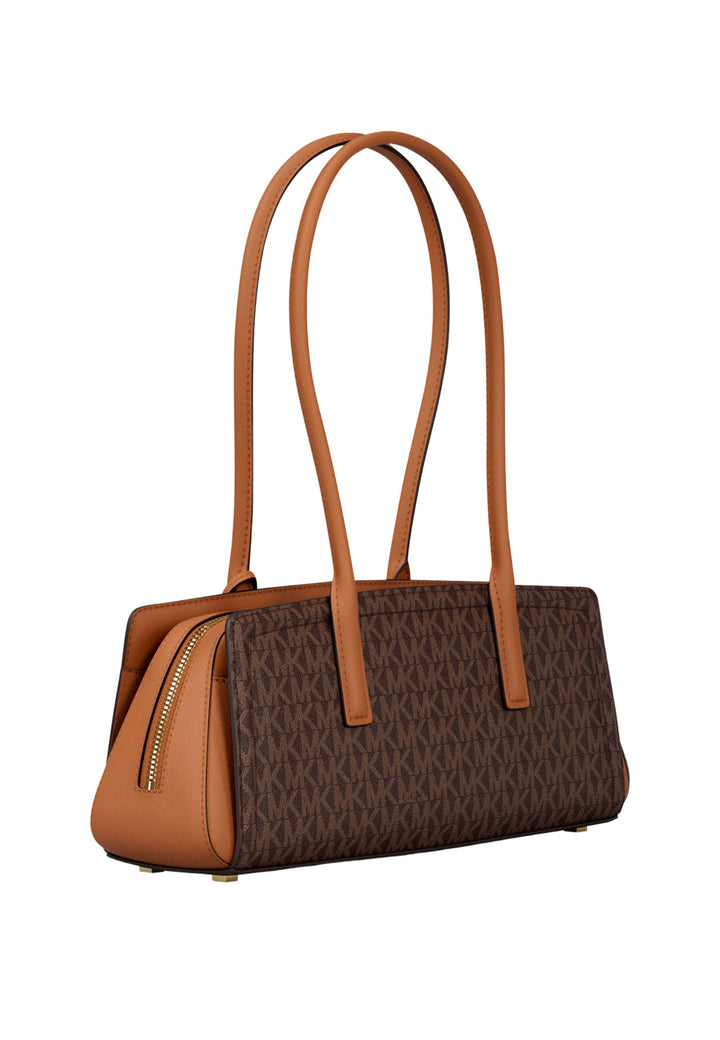 Michael Kors Sac bandoulière Laila Signature Small East West  Marron