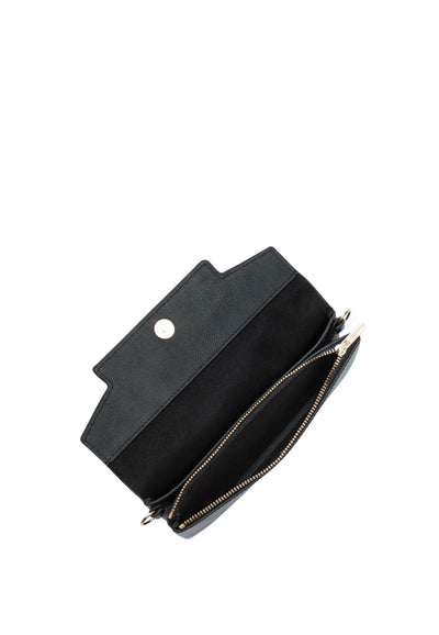 Pochette A rabat avec pression S Mademoiselle Grace 172-32 Noir