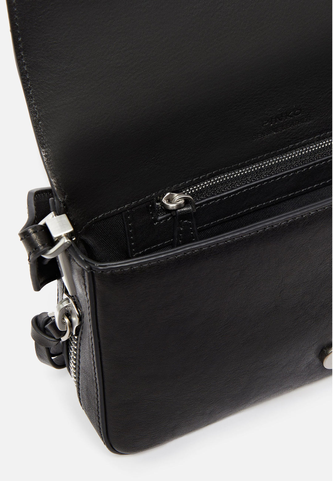 Pinko Taske Rabat Love One Slouchy Zip Mini Hurtig Sort A2JGZ99E