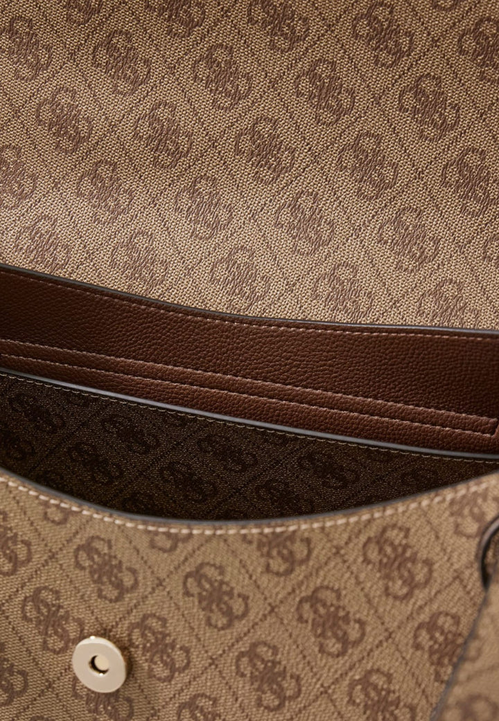 Guess Sac à Rabat Coleen Monogramme Latte Logo