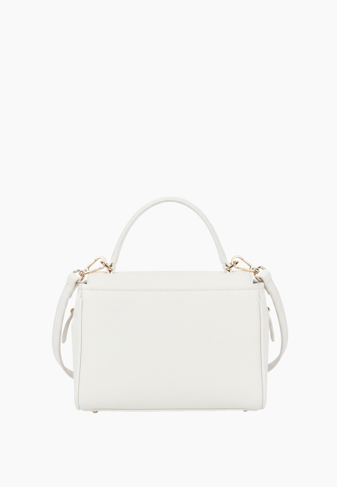 Lancaster Sac à main A rabat avec fermoir S Mademoiselle Grace 572-101 Blanc