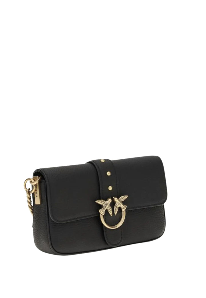 Pinko Borsa a Patta Love One Slouchy Baby Bottalat Nero A2OXZ99Q