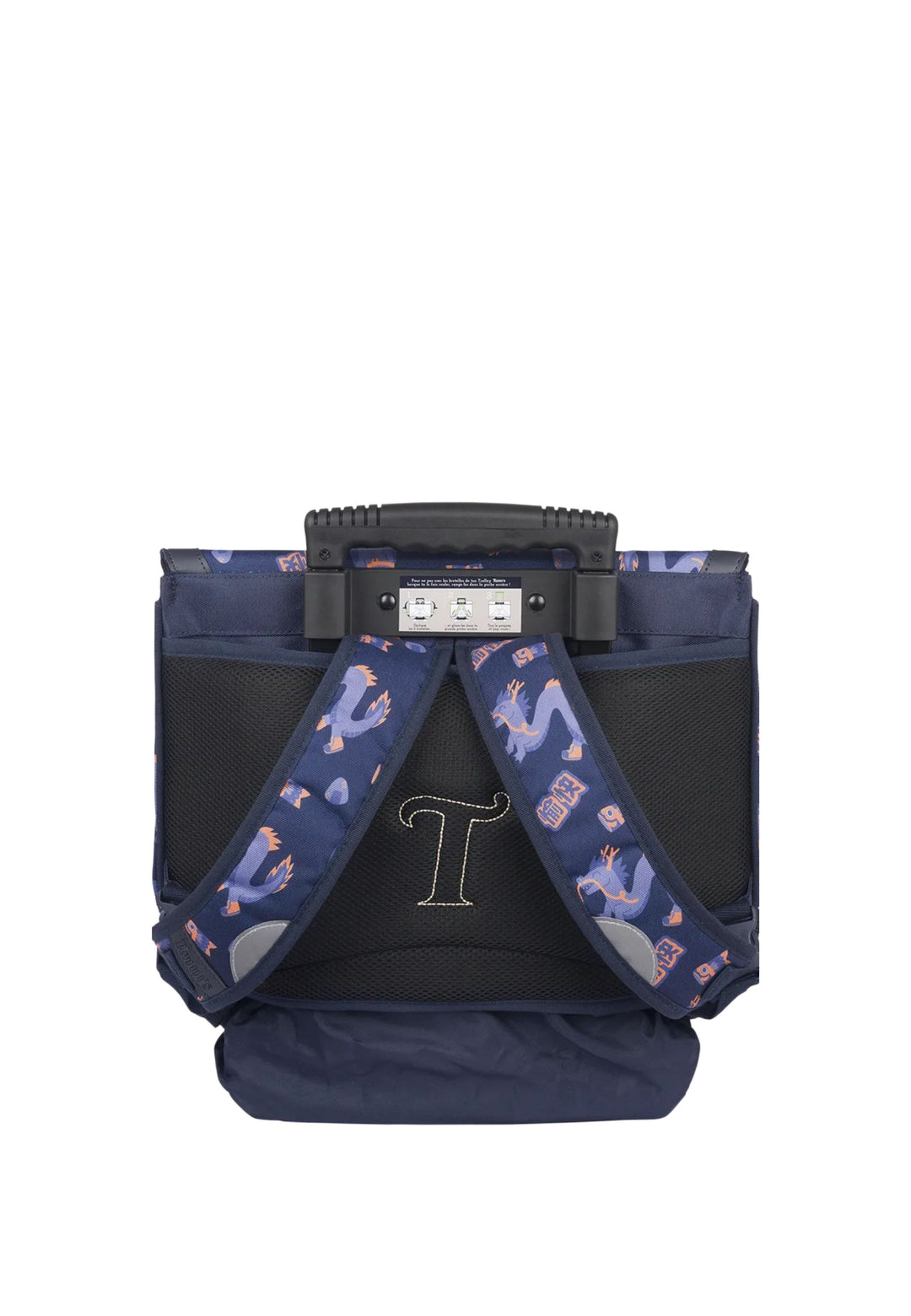 Tann's Cartable trolley Adam bleu 38cm