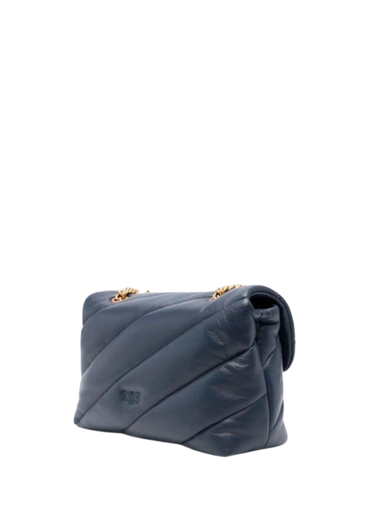 Pinko Bolsos de mano Love Puff Classic Cl Sheep Nap Azul A0F2G08Q