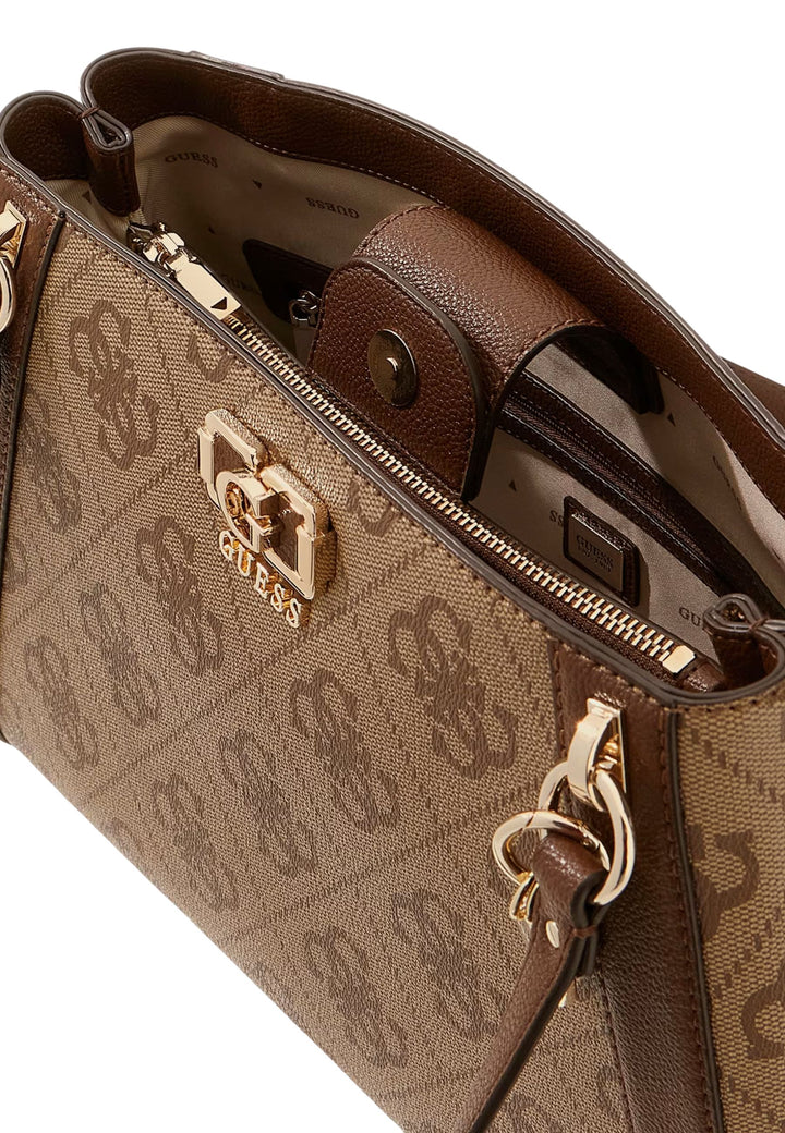 Guess Borse a mano Karnilla Logo Bucket Latte Logo/Brown OS990122