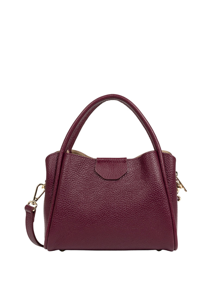 Lancaster Sac à main Aimantée S Ida Double Bordeaux - In - Champagne