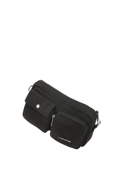 Lancaster Sac trotteur Zippé Basic Pocket 510-91 Noir
