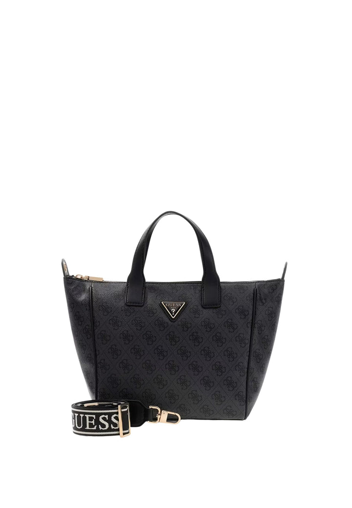 Guess Travel Bag Helina Top Zip Cosme Coal Logo LB9676019