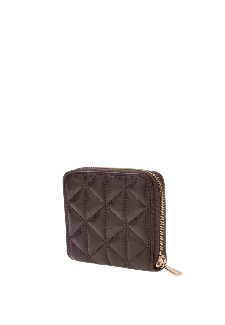 Guess Quilted Wallet / Purse Paisleigh Zi Espresso QG9883137