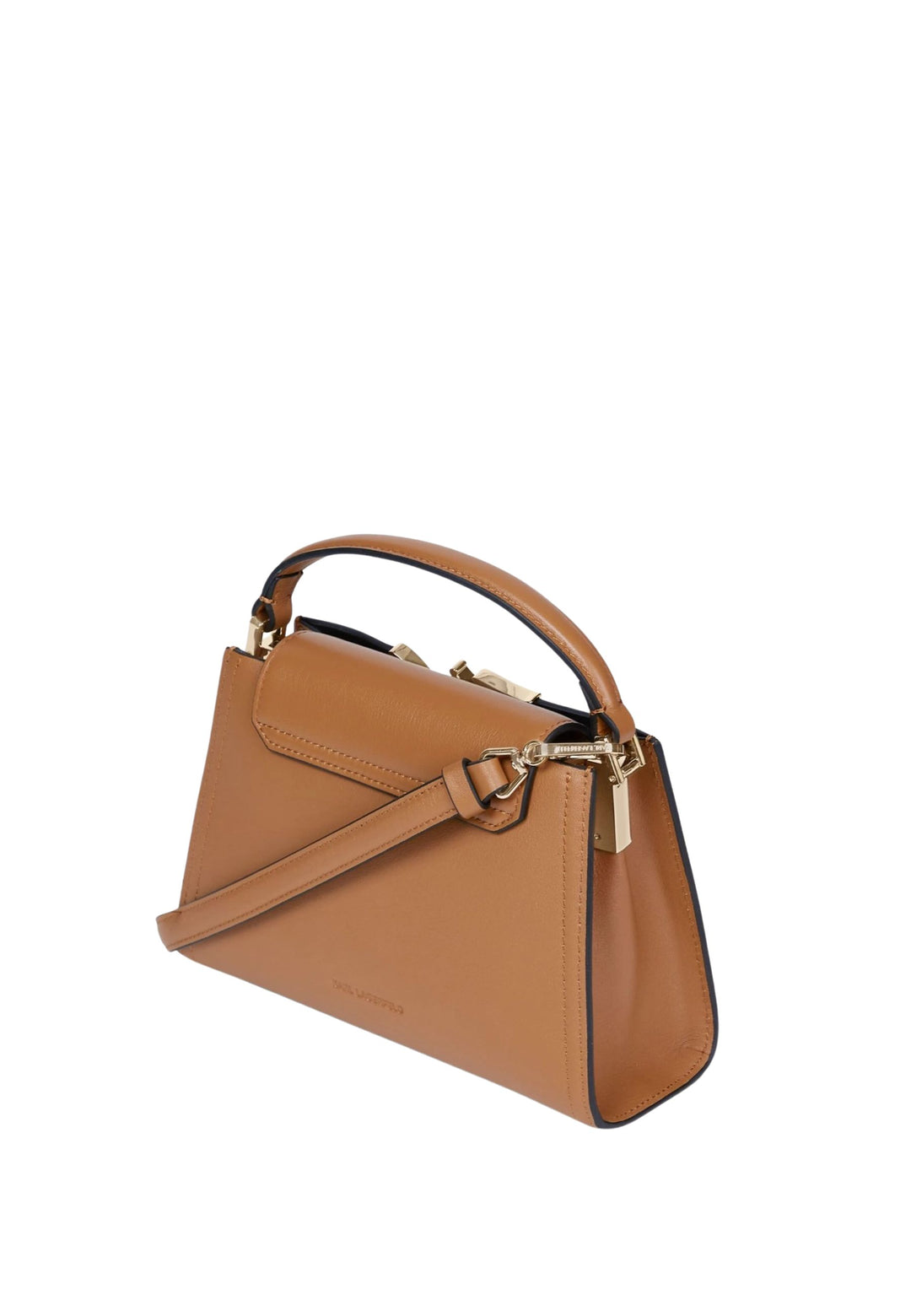 Karl Lagerfeld Sac Bandoulière Signature Mini Cuir Caramel