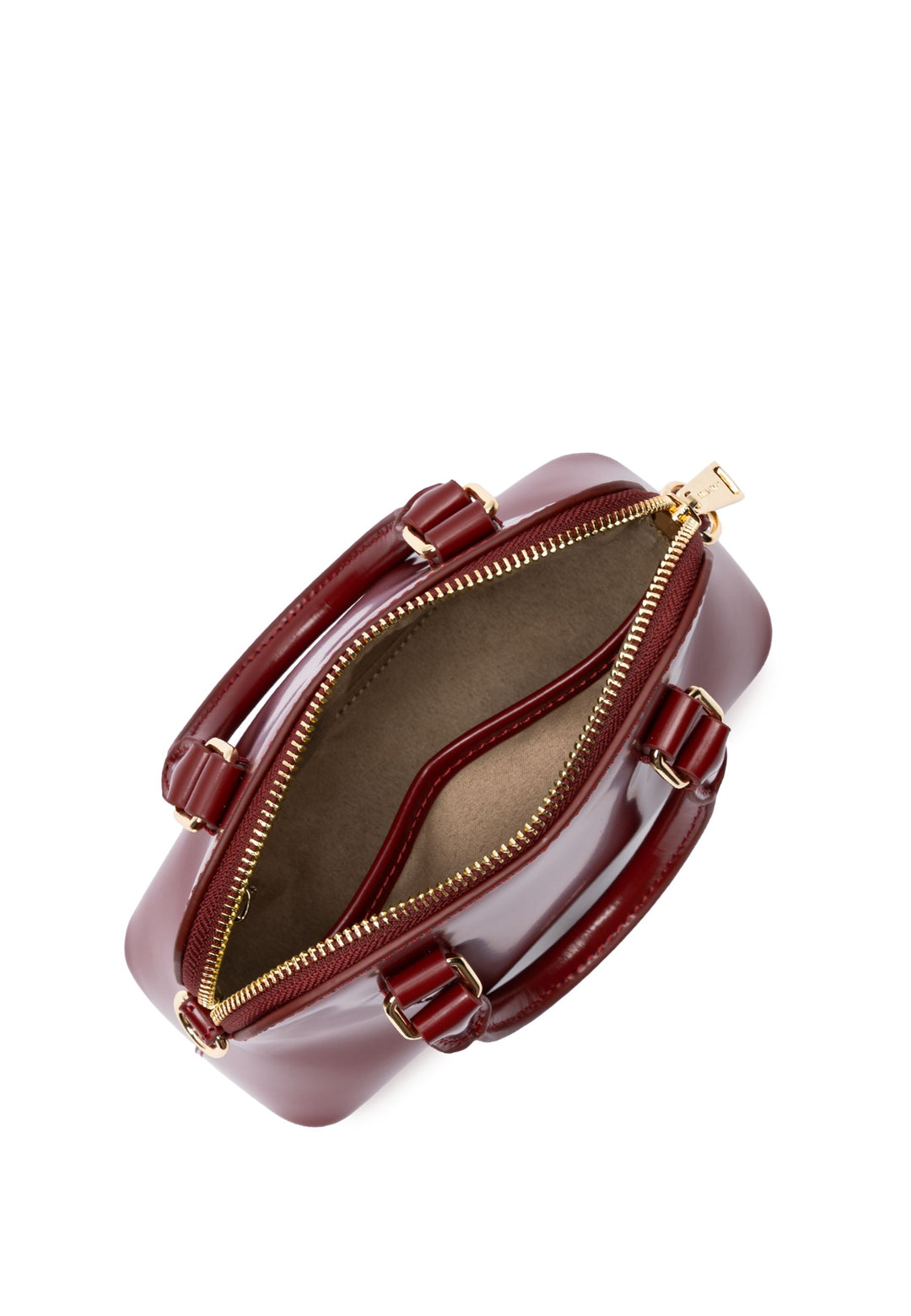 Lancaster Poolkuu kujuline lukuga kott S Gelato Jia 531-062 Karmiinpunane