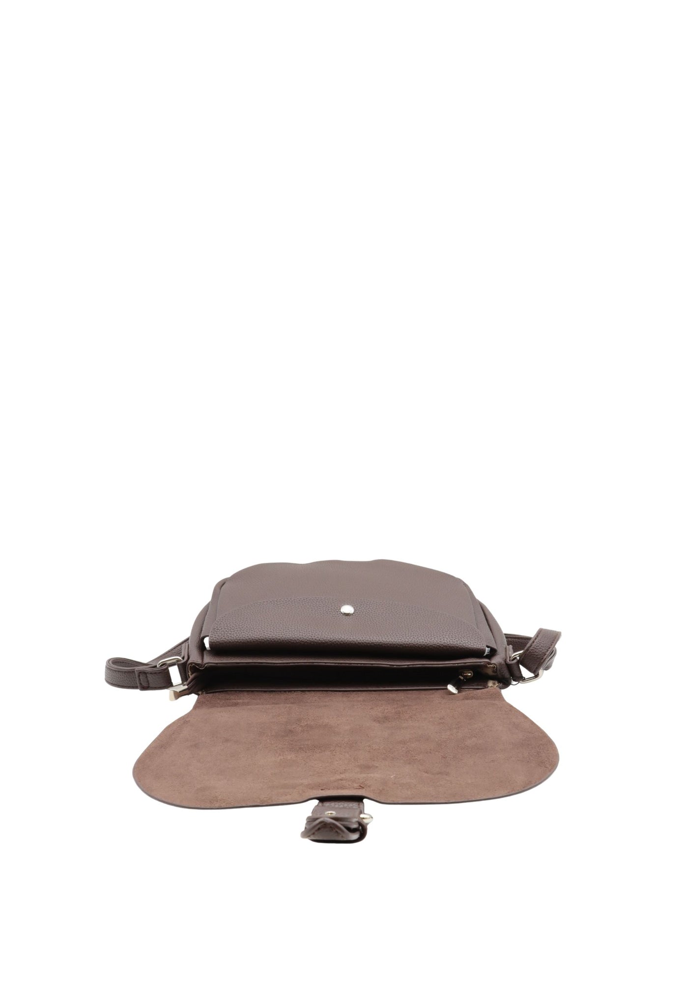 Pāri plecam nēsājama soma ar atloku F7535 Flora & Co Šokolāde