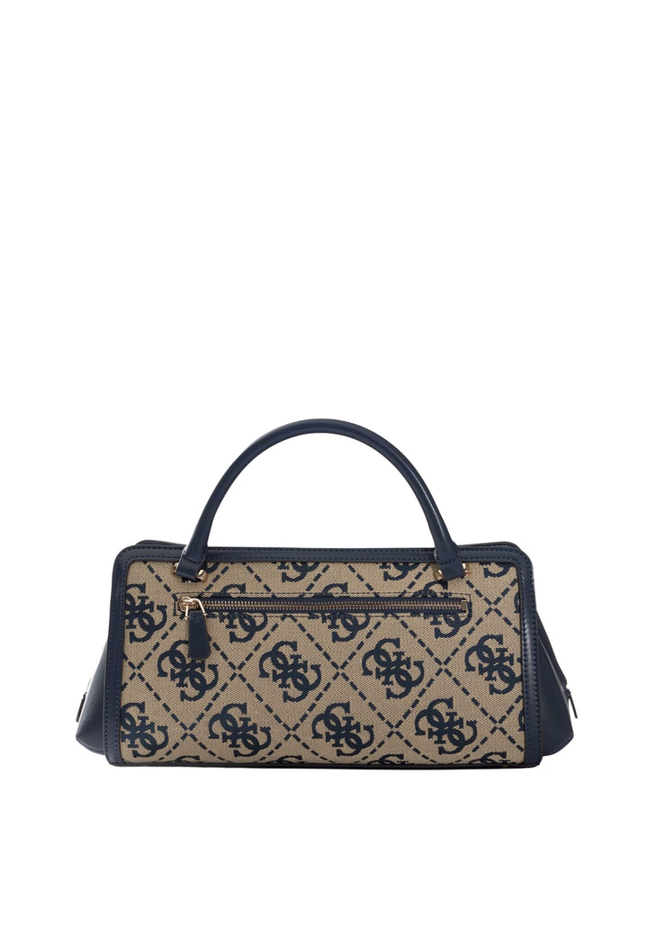Guess Sac à Main Audrey Petit Monogramme Navy Logo