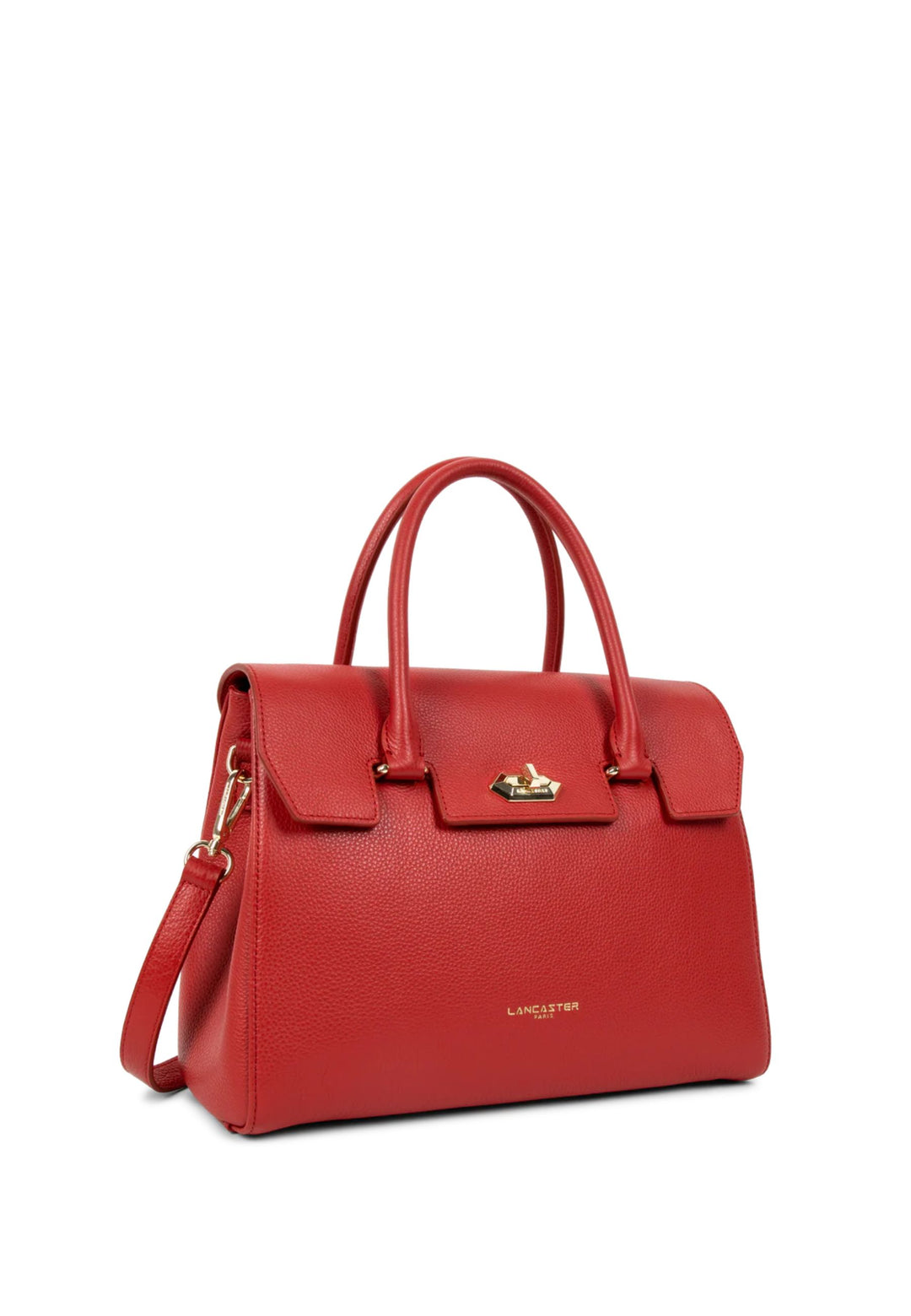 Lancaster Tas met klep Milano Cosmos Leer Rood