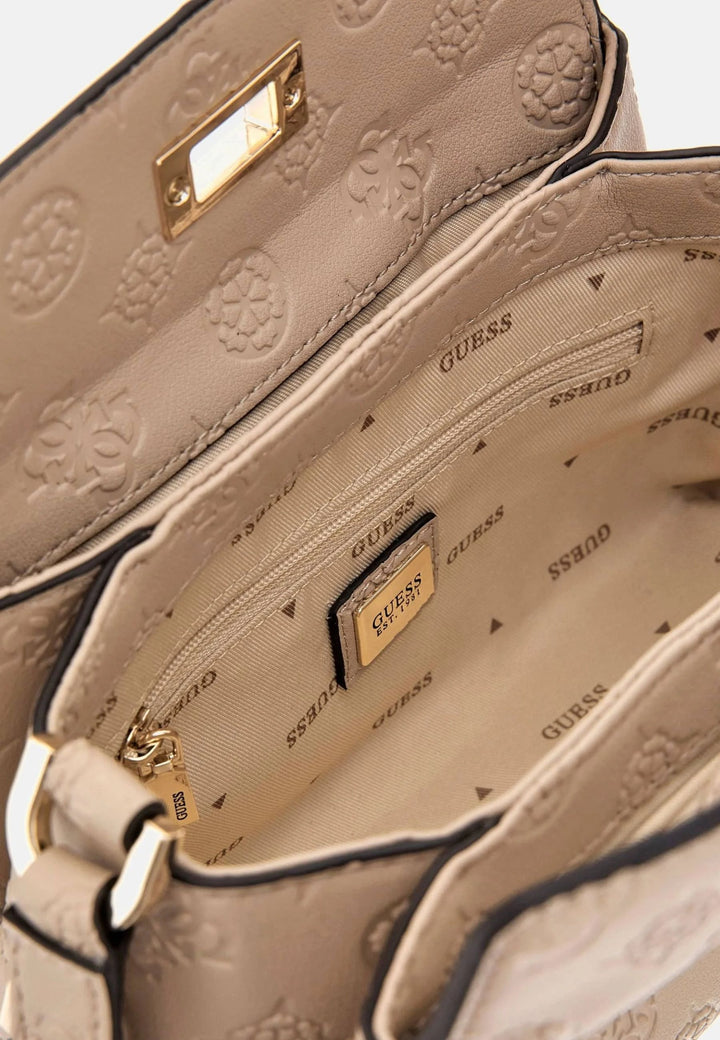Guess Schëller-Täsch Zarela Luxury Satche Simply Taupe Logo PD966573