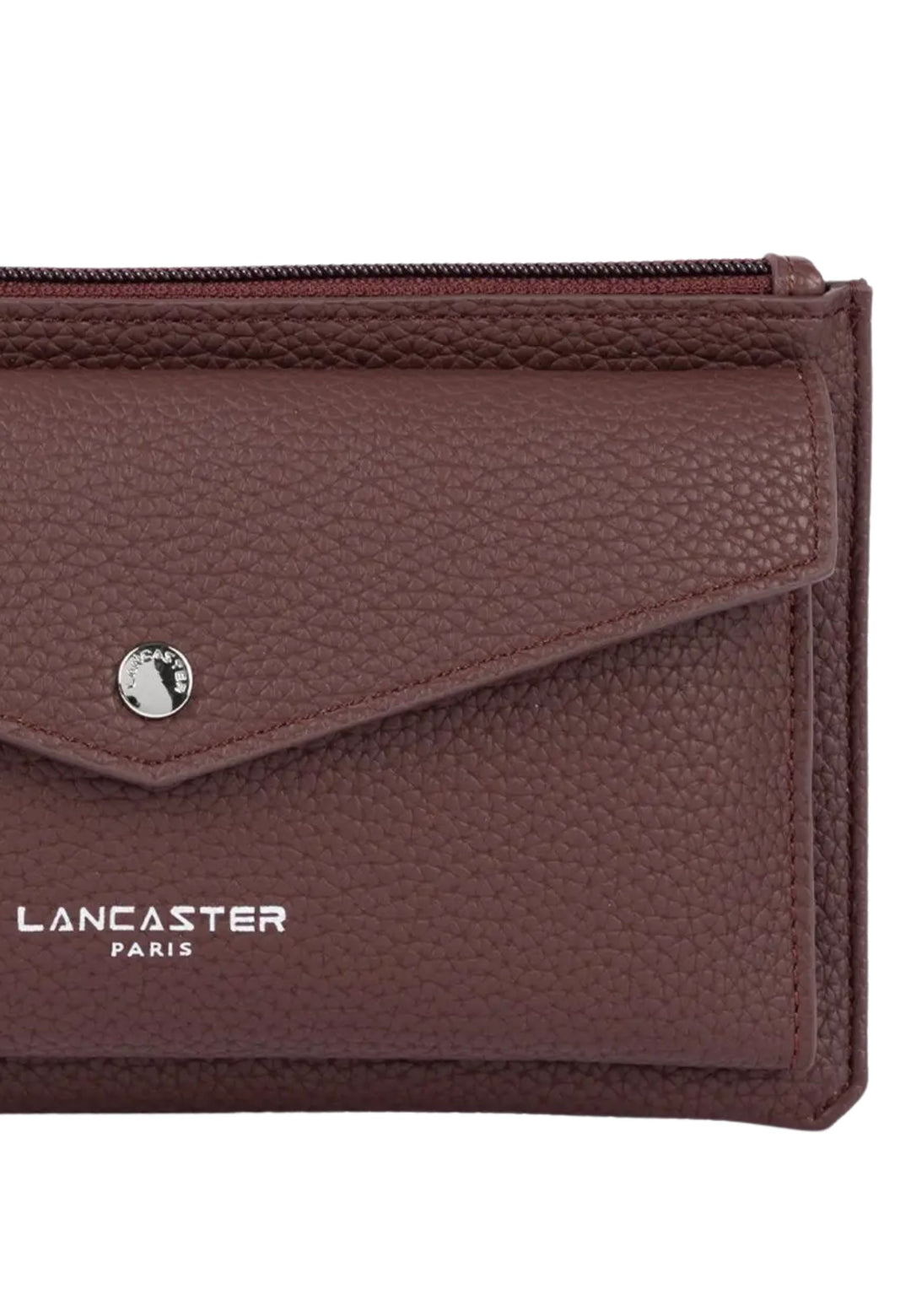 Lancaster Maya Double Zipped Pouch KBA 117-011 Bordeaux