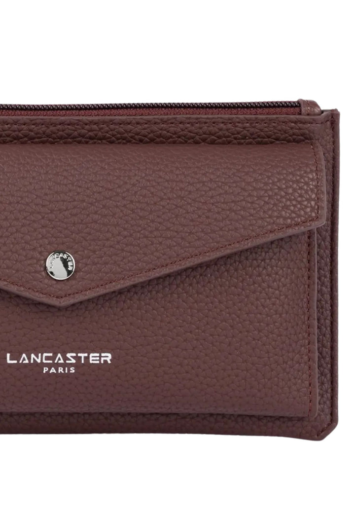 Lancaster Maya Double Zipped Pouch KBA 117-011 Bordeaux