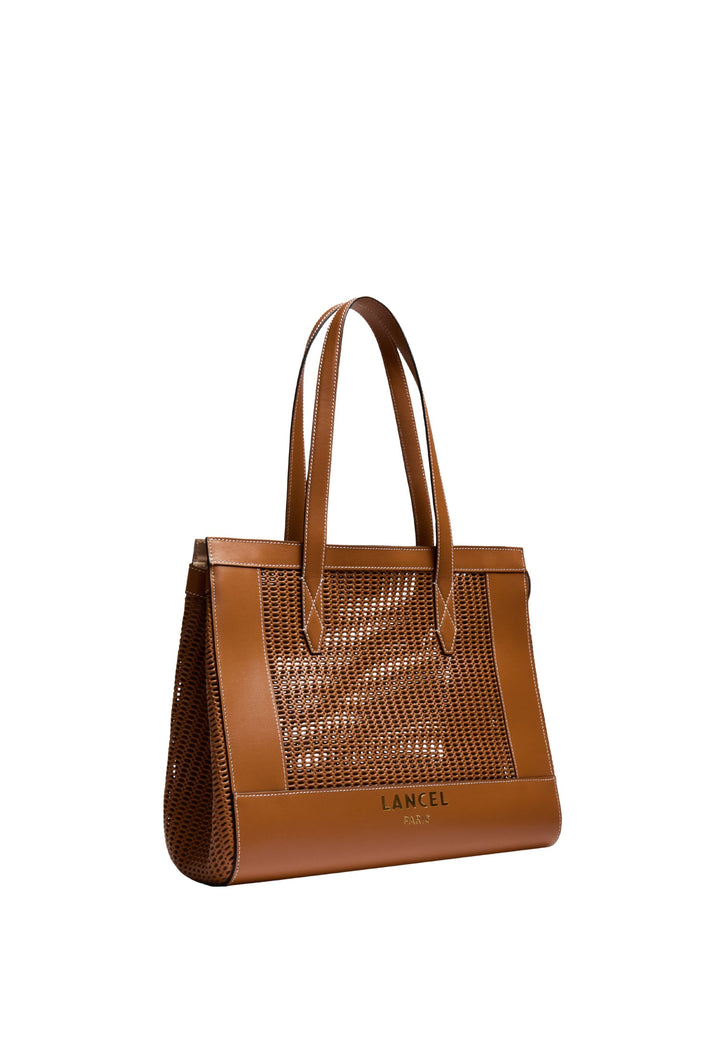 Lancel Cabas L Jour Animation Ajouree Camel Femme