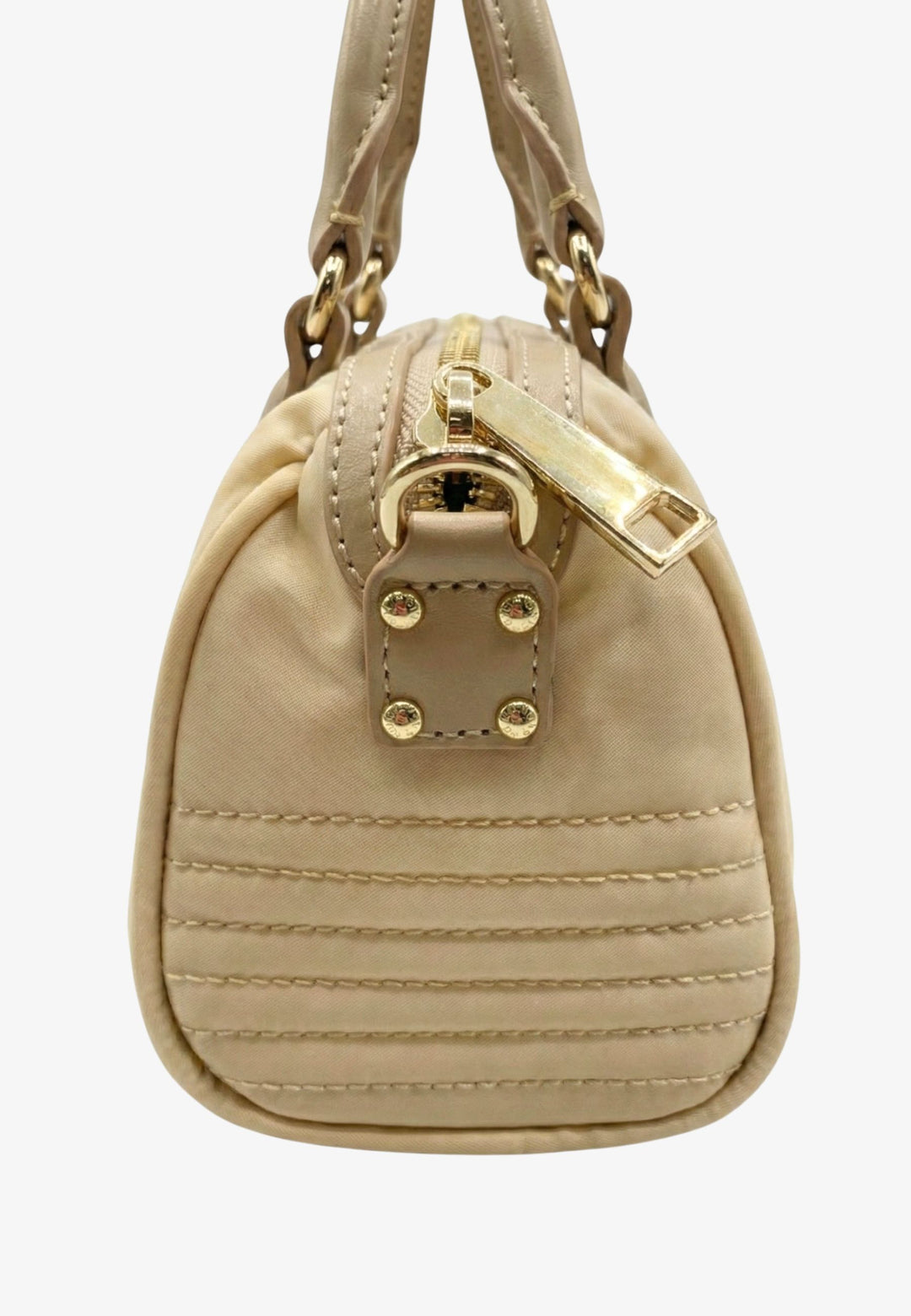 Bolso Lancaster polochon con cremallera S Basic Ana 510-101 Beige