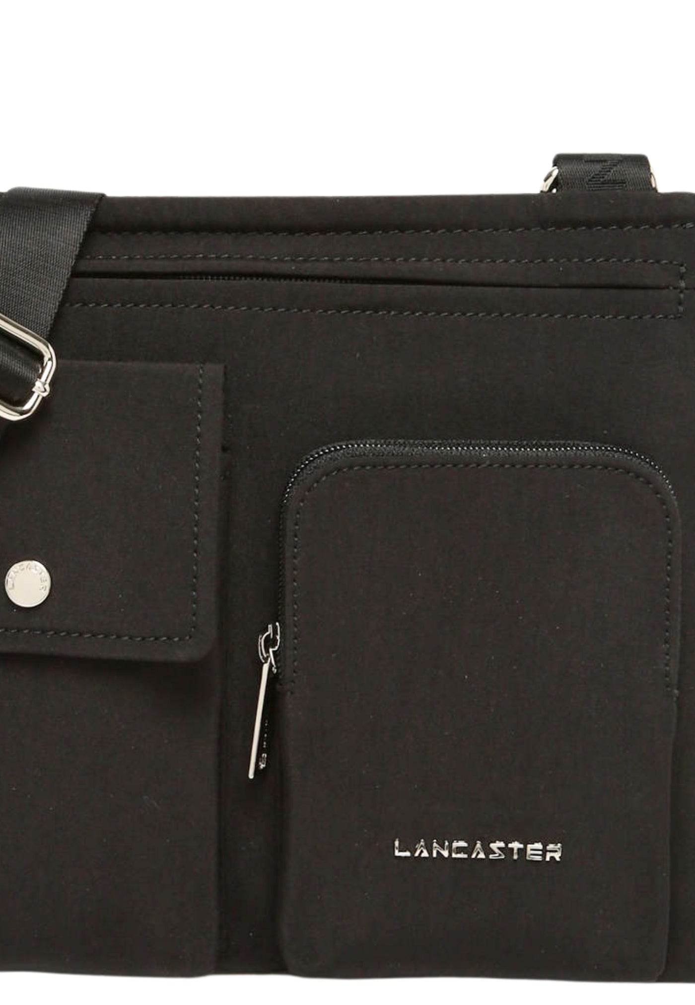 Lancaster Zipped Pochette Basic Pocket 510-90 Zwart