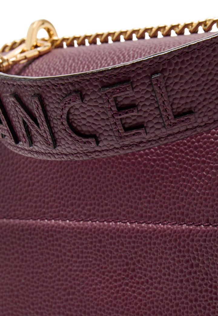 Lancel Überschlagtasche M Ninon Johannisbeere/Gold