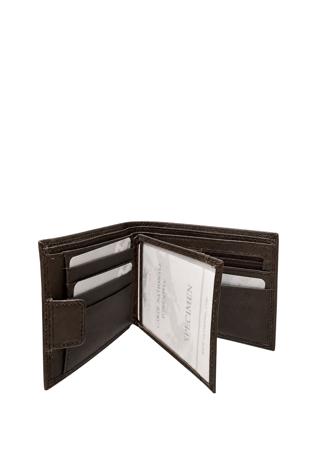 Francinel Italian Wallet in Brown Cowhide Leather