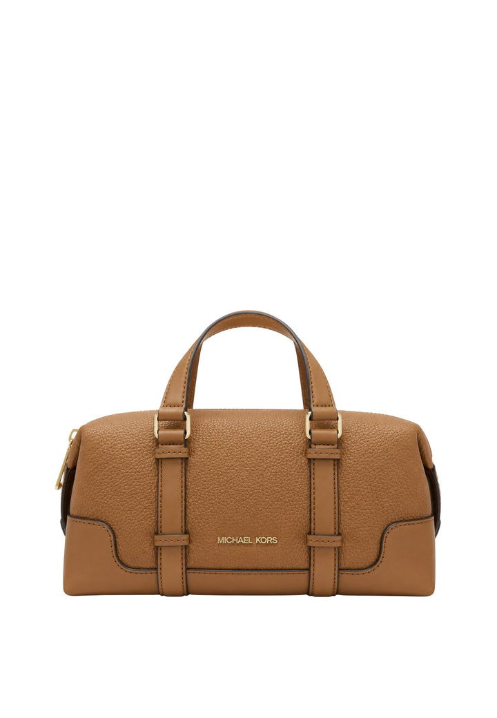 Michael Kors Schoudertas Leer Teddi Mini Soepel Cognac
