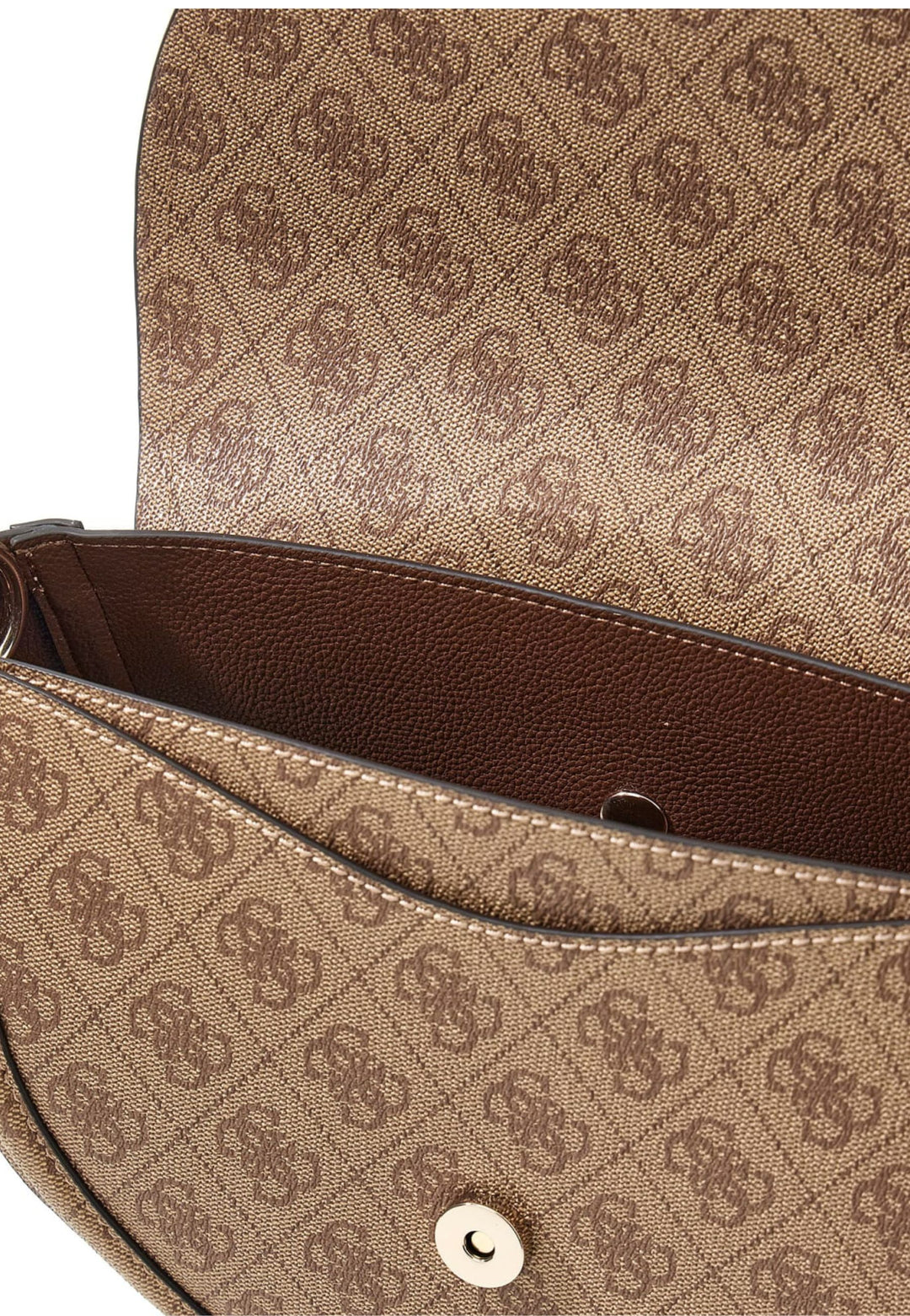 Guess Sac à Rabat Coleen Monogramme Latte Logo II