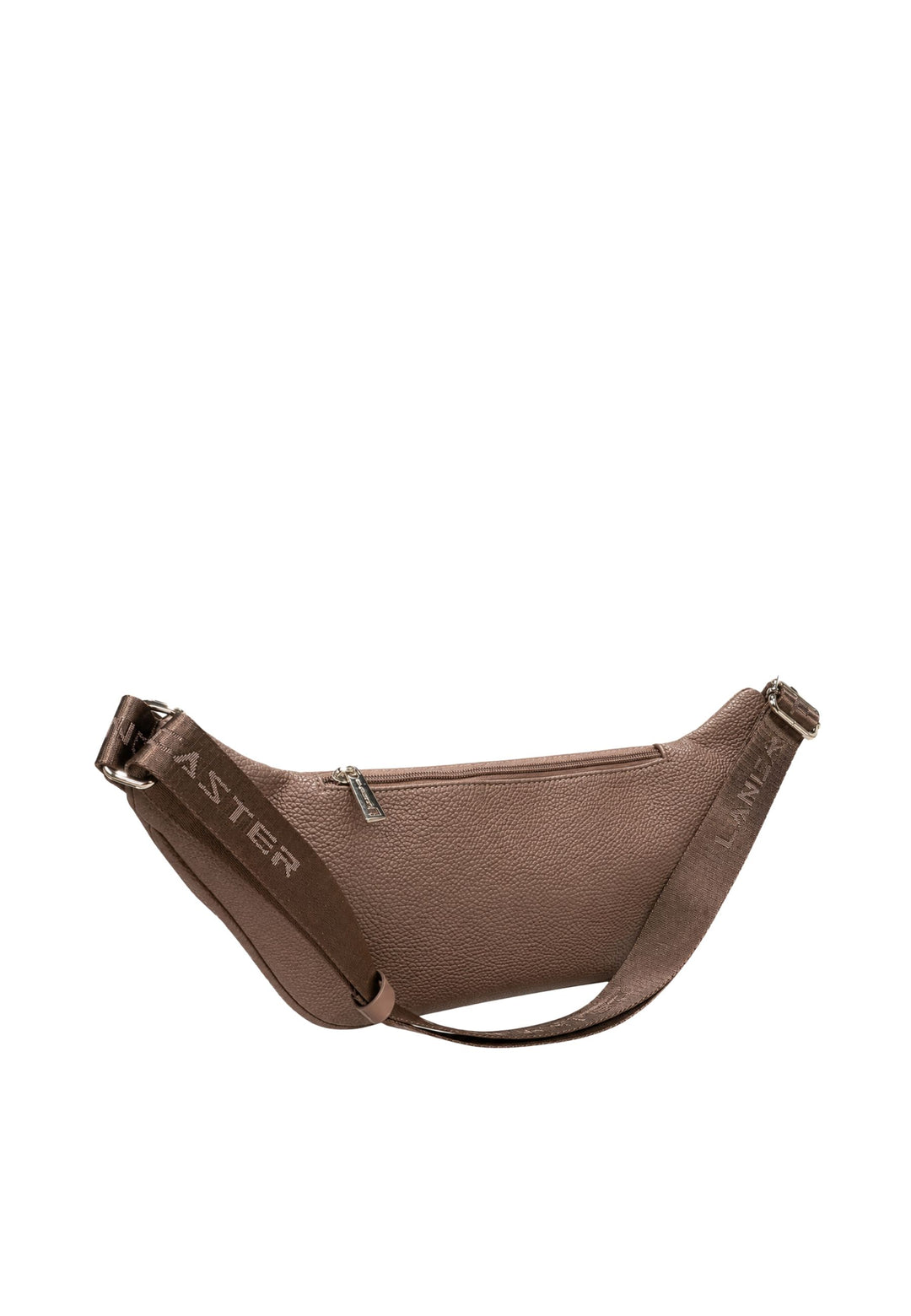 Lancaster Sac banane Zippé Maya Double KBA  garni Cuir Marron
