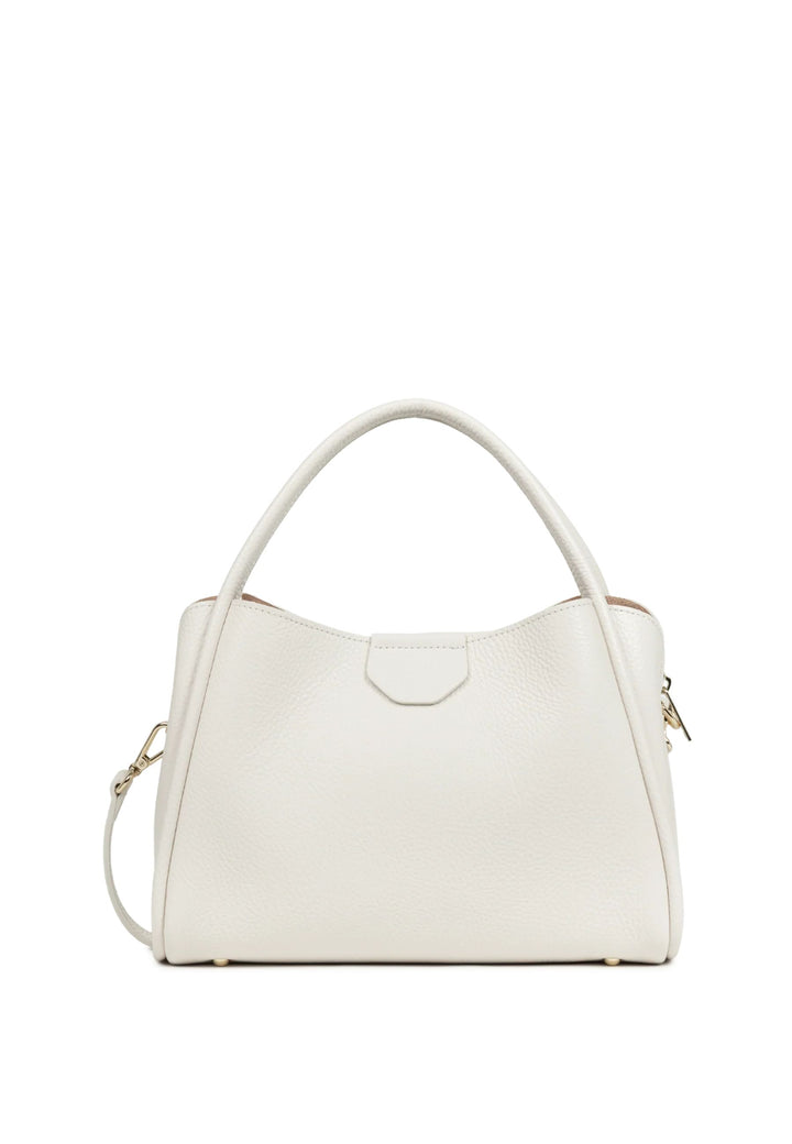 Lancaster Sac à main Aimantée M Ida Double 470-84 Ecru - In - Beige