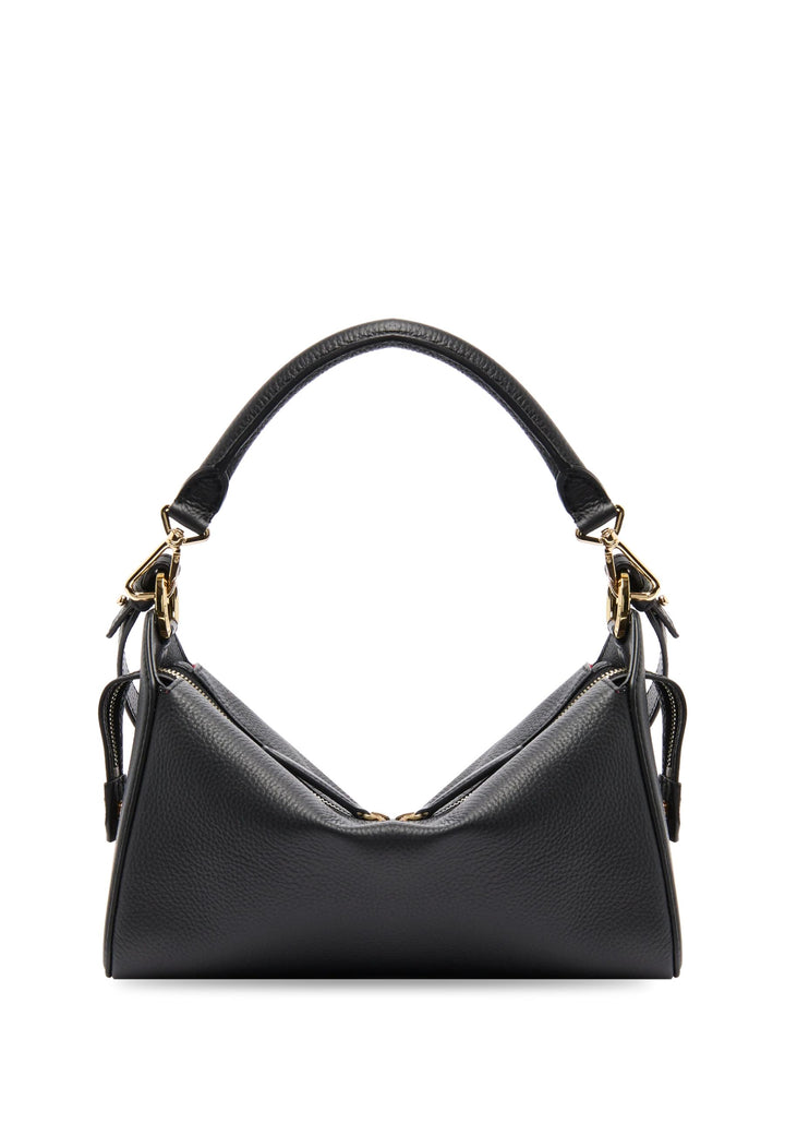 Lancel Louison Sac Hobo Zippé M Cuir Noir