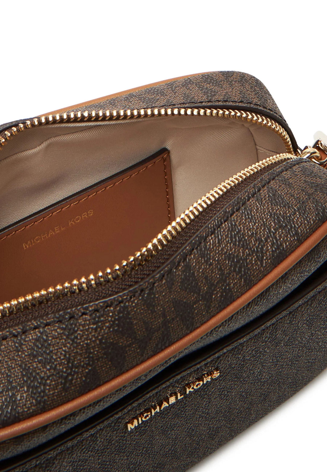 Michael Kors Petit Sac Bandoulière Jet Set 32F5GJ6C5B Marron