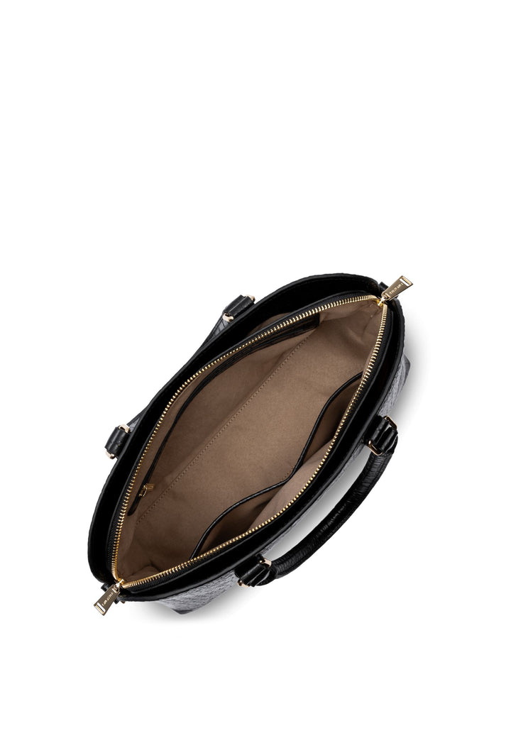 Lancaster Half-Moon Zipped Bag L Exo 524-114 Black