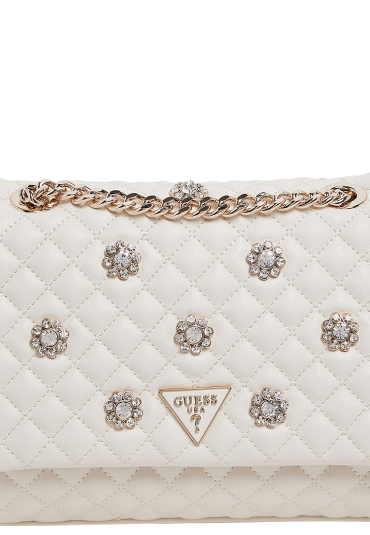 Guess Pochettes Ever Flap Clutch Off White EG867921