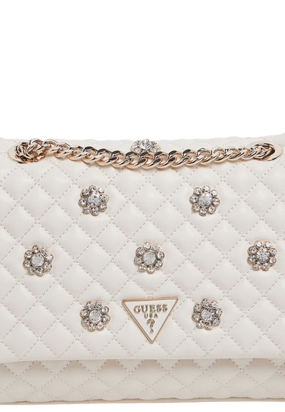 Guess Pochette Ever Flap Clutch Bianco EG867921