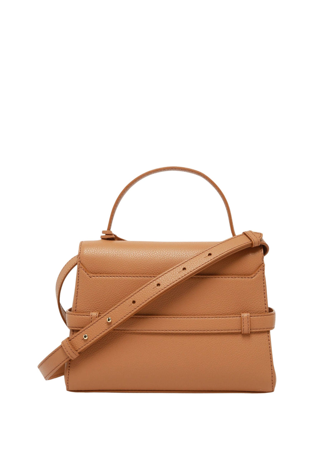 Lancel Faubourg Sac Porté Main Cuir Camel
