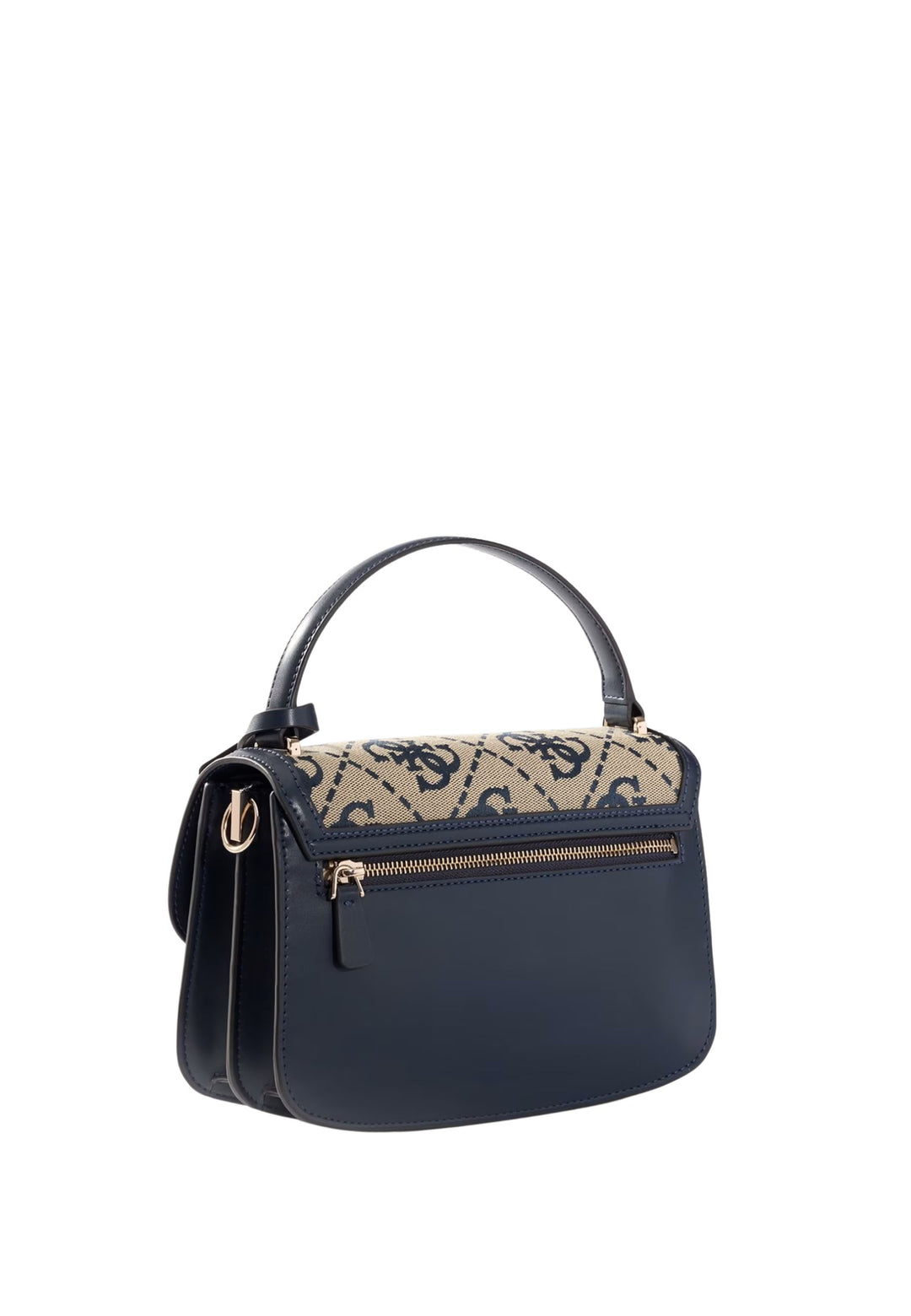Guess Sac à Rabat Audrey Monogramme Navy Logo